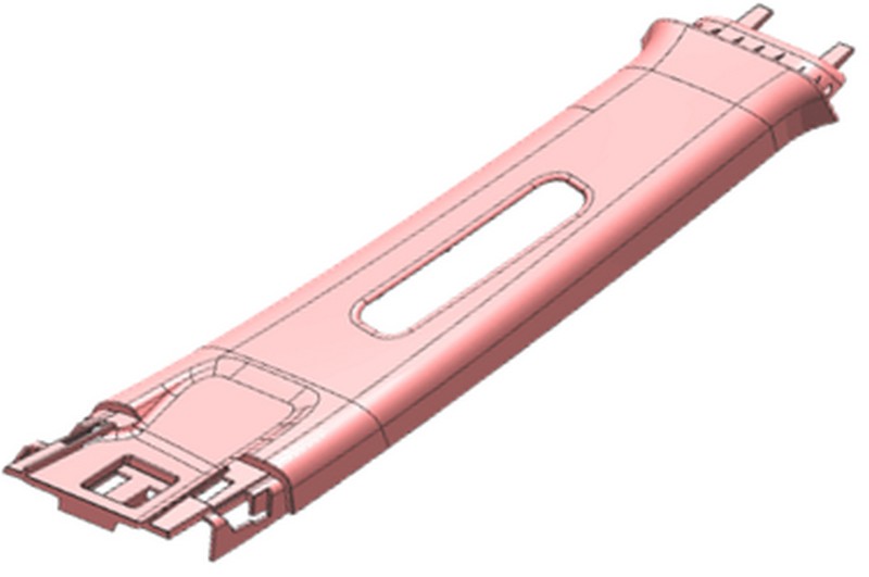 B Pillar  Upper Cover Part  